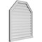 Ekena Millwork Octagonal Top Surface Mount PVC Gable Vent w/ 2"W x 2"P Brickmould Sill Frame, 32"W x 36"H GVPOT32X3603SF - alternate 2